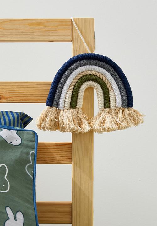 Cotton On - Kids rainbow wall hanging - petty blue