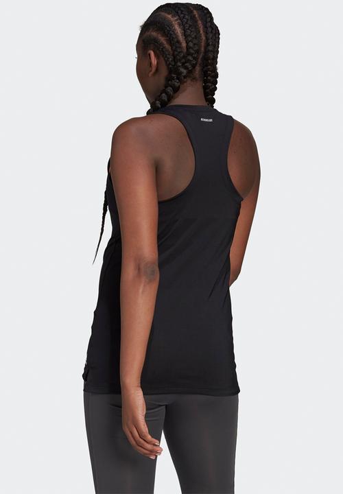 adidas Performance - Maternity tank top - black/white