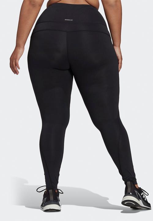 adidas Performance - Plus w fb tights - black/white