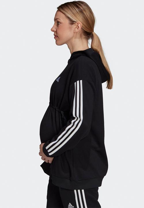adidas Performance - Maternity perf hoodie - black/white