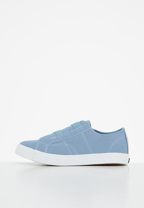 TOMY - Girls elastic slip on - blue