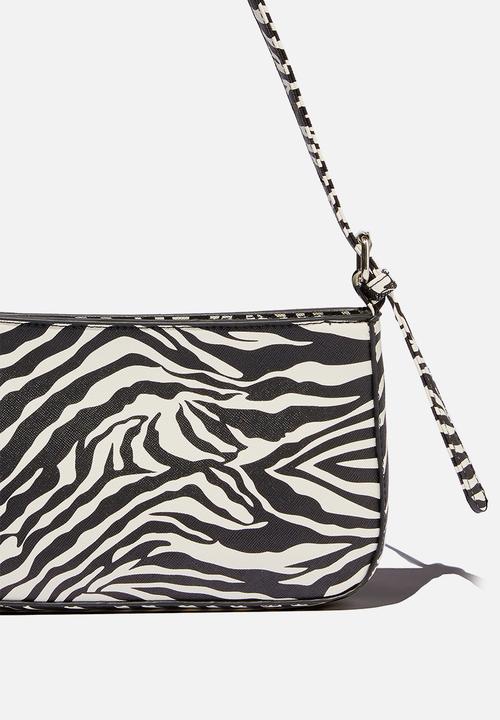 Rubi - Lexi underarm bag - zebra print