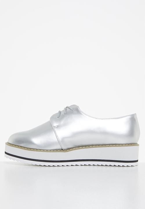Madison® - Maeve flatform derby - silver mirror