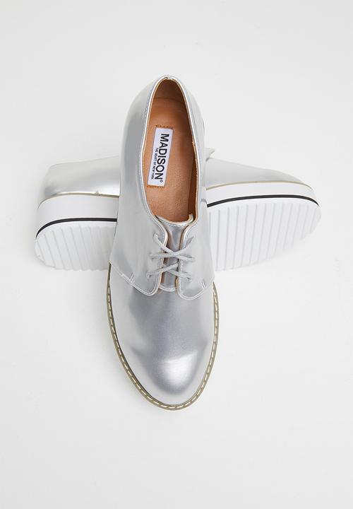 Madison® - Maeve flatform derby - silver mirror