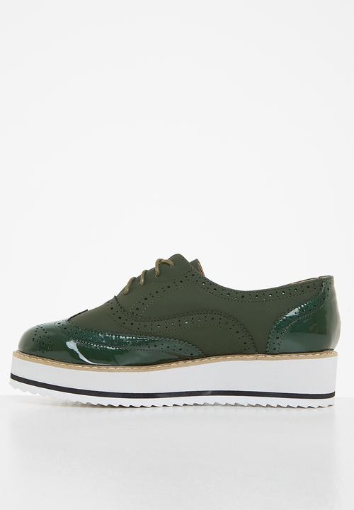 Madison® - Molly flatform brogue - olive