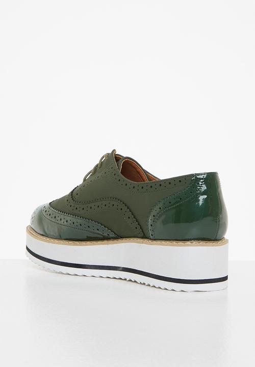 Madison® - Molly flatform brogue - olive