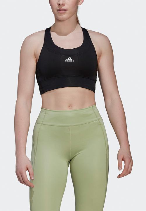 adidas Performance - Run workout bra medium support - black