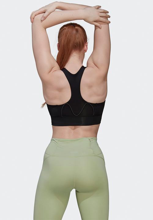 adidas Performance - Run workout bra medium support - black