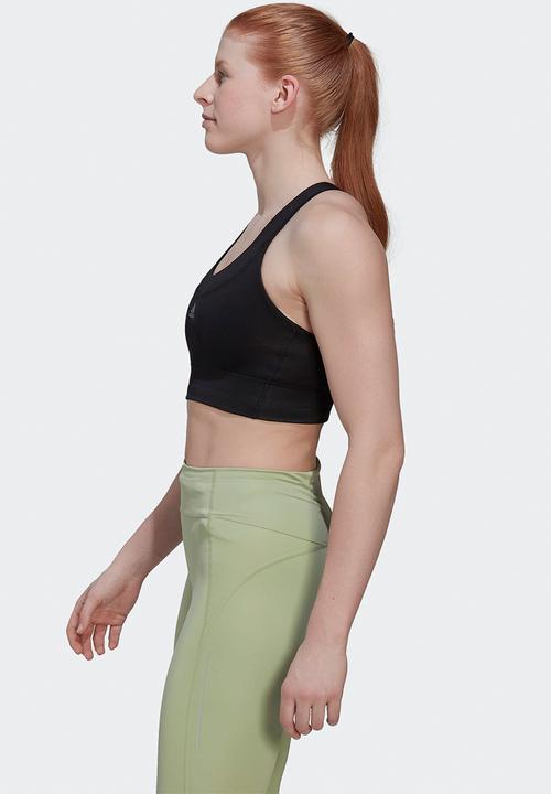 adidas Performance - Run workout bra medium support - black