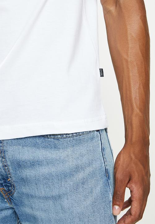 Rip Curl - Search logo short sleeve tee - white