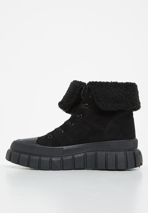 Footwork - Betsa chunky hiking boot - black