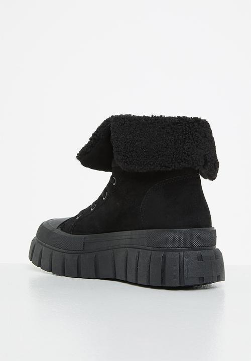 Footwork - Betsa chunky hiking boot - black