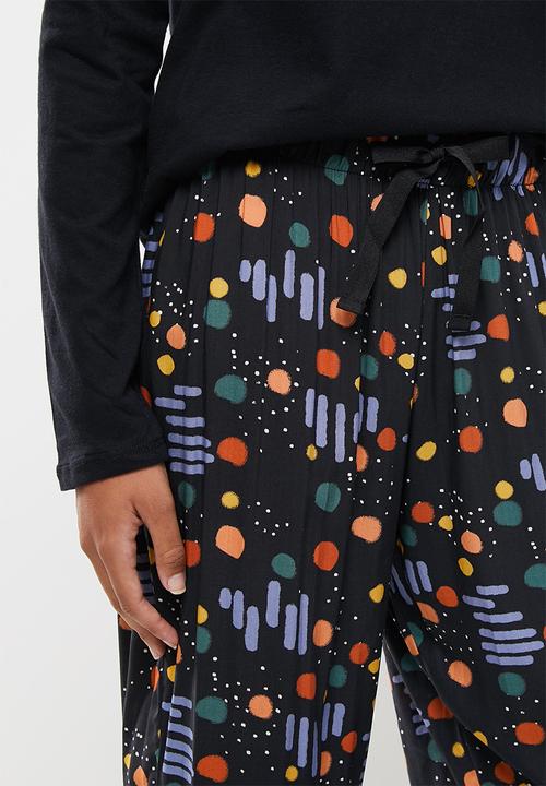 Superbalist - Sleep long sleeve top & pants set - multi