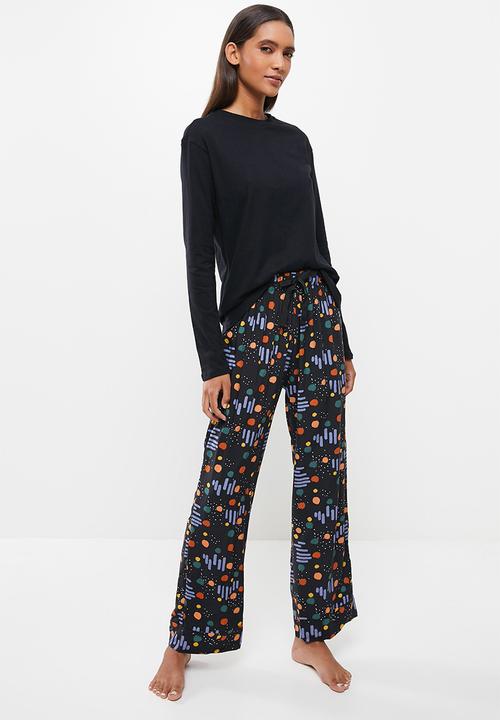 Superbalist - Sleep long sleeve top & pants set - multi