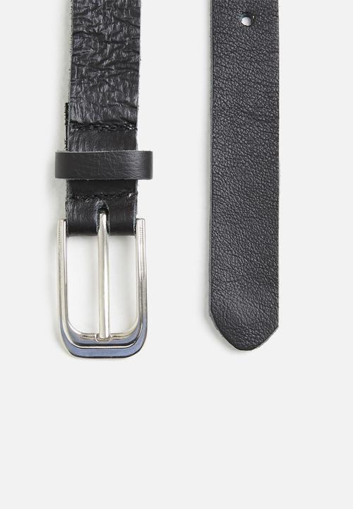 Superbalist - Kierra leather belt - black