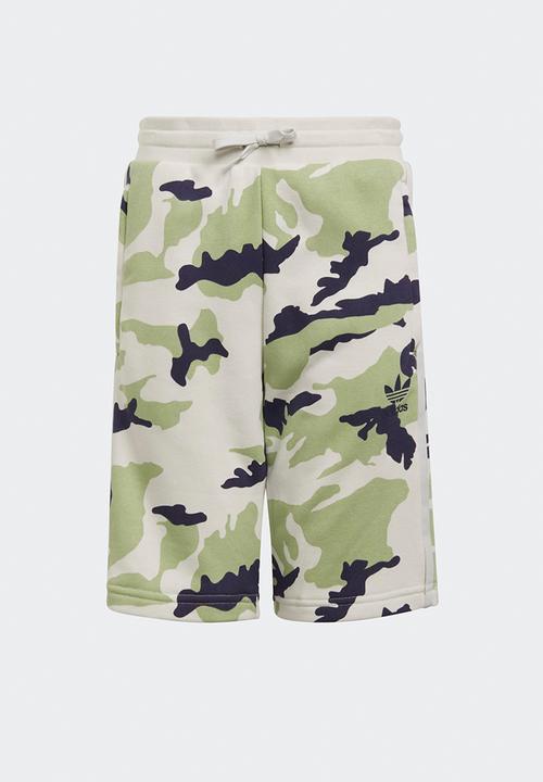 adidas Originals - Shorts - orbit grey, magic lime & shadow navy