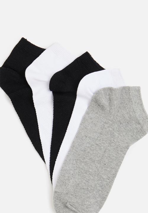Superbalist - 3 pack ankle socks - navy