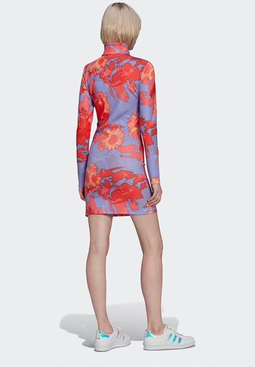 adidas Originals - Graphic dress - multi/light purple