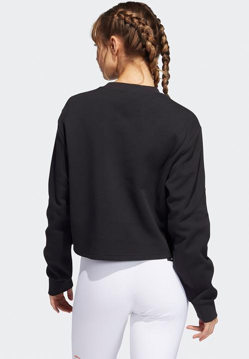 adidas Performance - W farm g crew neck sweat - black