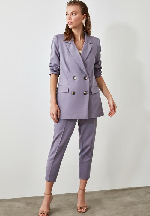 Trendyol - Buttoned jacket - lilac