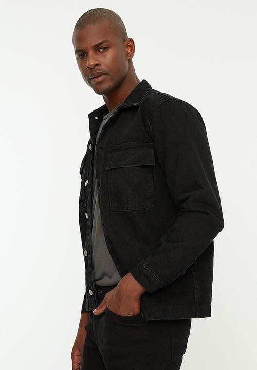 Trendyol - Double chest pocket jacket - black