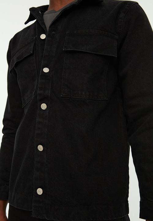 Trendyol - Double chest pocket jacket - black