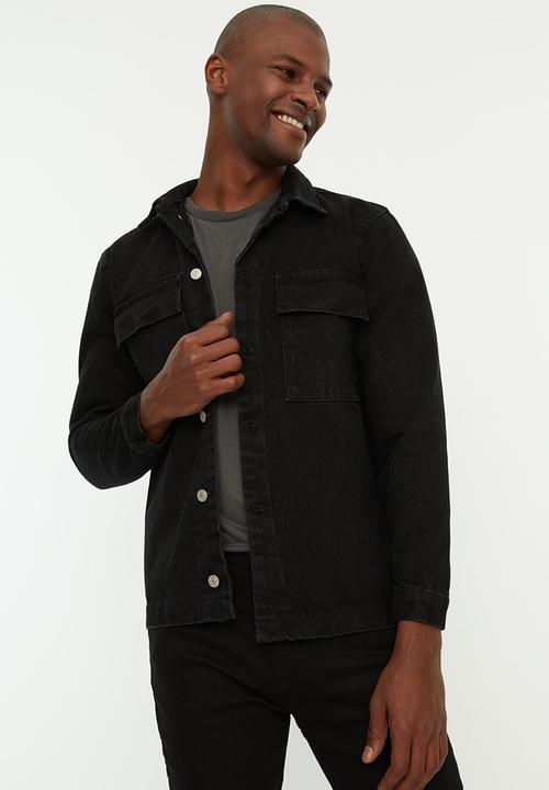 Trendyol - Double chest pocket jacket - black