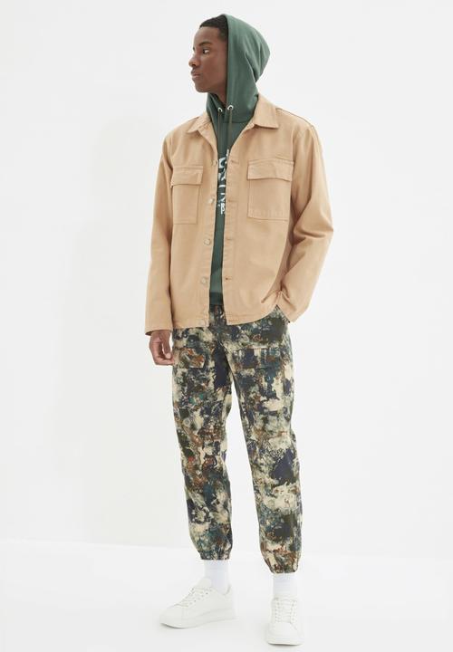 Trendyol - Double chest pocket jacket - stone