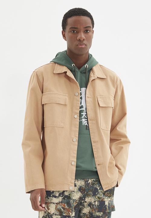 Trendyol - Double chest pocket jacket - stone