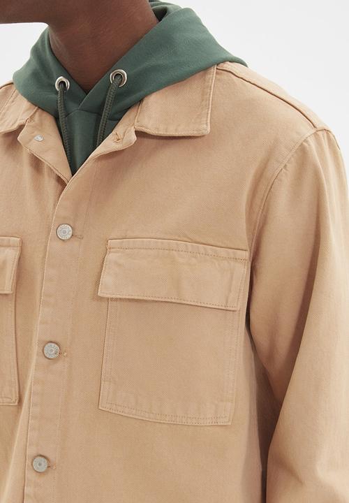 Trendyol - Double chest pocket jacket - stone