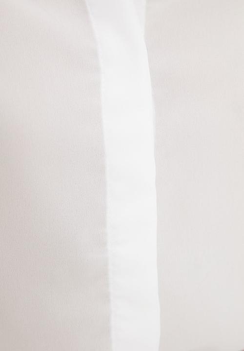 Trendyol - Sleeve detailed shirt  - white