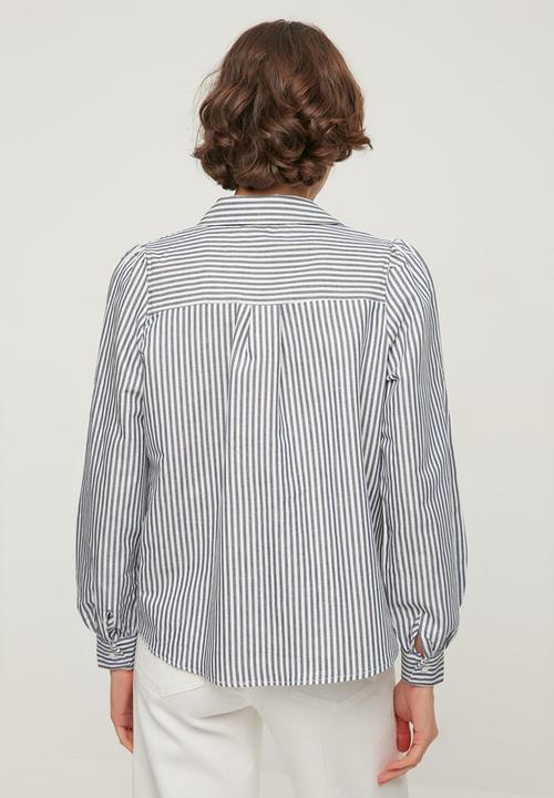 Trendyol - Striped shirt - black