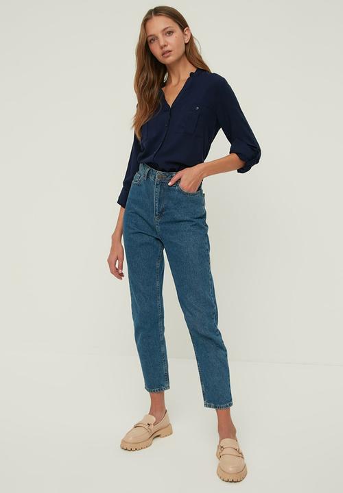 Trendyol - Double pocket shirt - navy