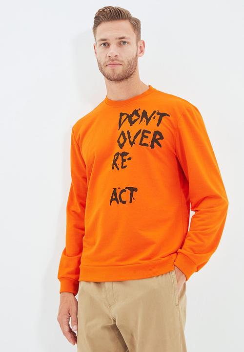 Trendyol - Don't overreact regular fit sweater - orange