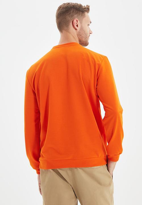 Trendyol - Don't overreact regular fit sweater - orange