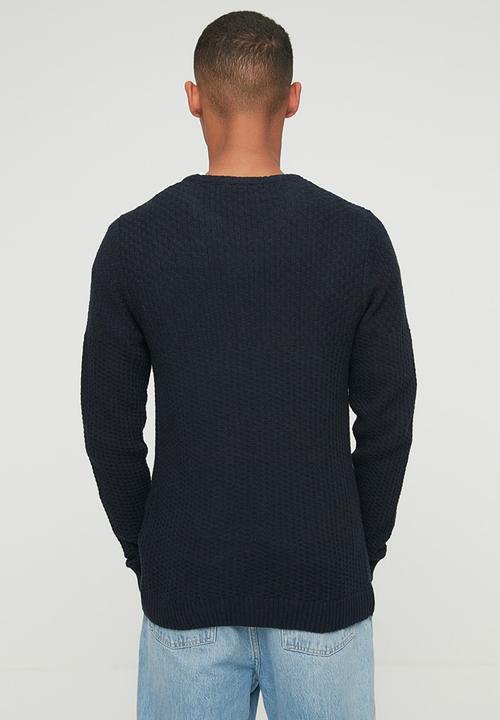 Trendyol - Eli slim fit textured knit - navy
