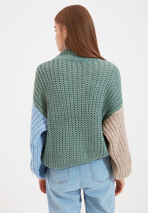 Trendyol - Color block knitwear sweater - multi 