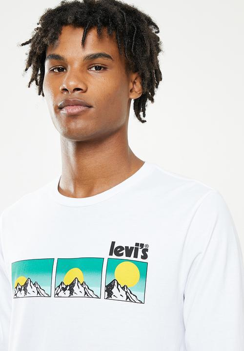 Levi’s® - Long sleeve std graphic tee - white