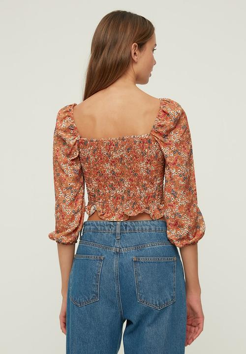 Trendyol - Gippie blouse - light brown