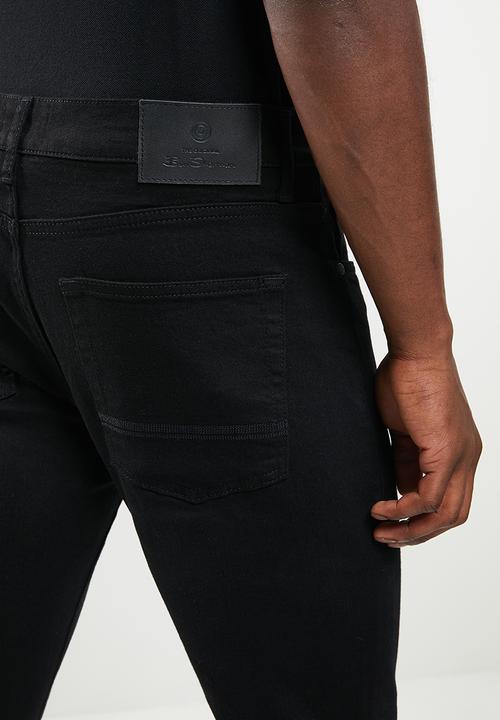 Ben Sherman - Straight leg jeans - black