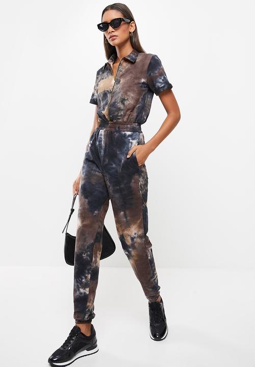 SISSY BOY - Fleece boilersuit - tie dye