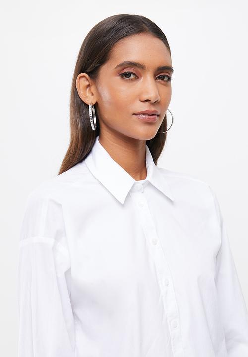 SISSY BOY - Oversized button up shirt - white