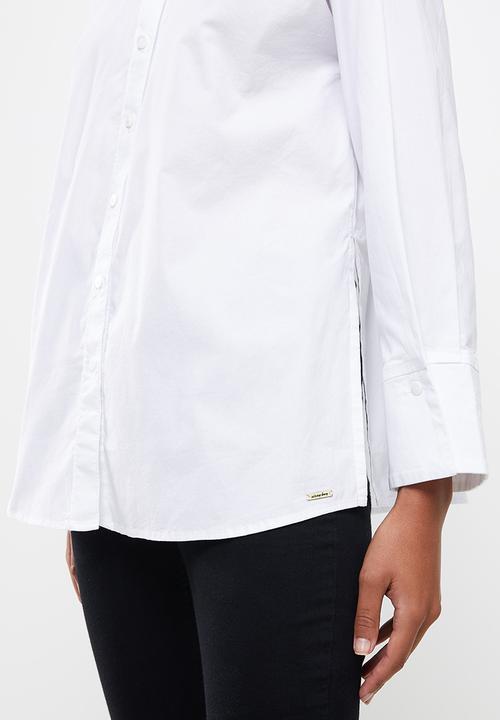 SISSY BOY - Oversized button up shirt - white