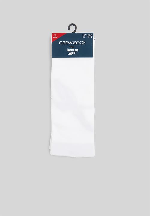 Reebok - Tech style eng crew sock - white