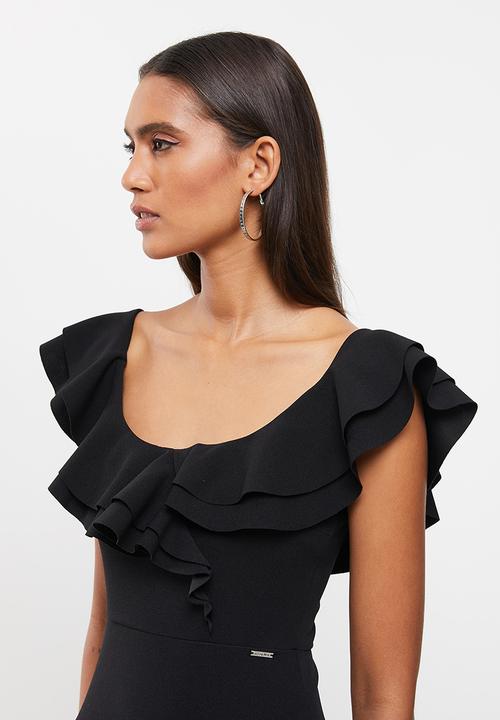 SISSY BOY - Frilly mini - black