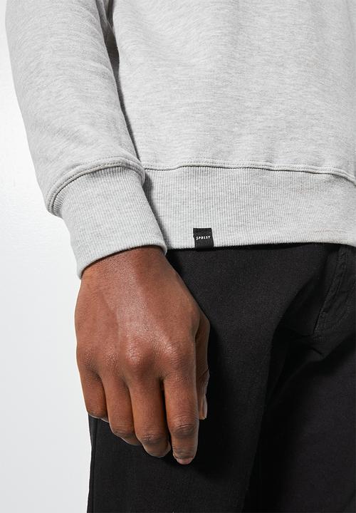 Superbalist - Nasa branded graphic crew neck pullover sweat mid grey