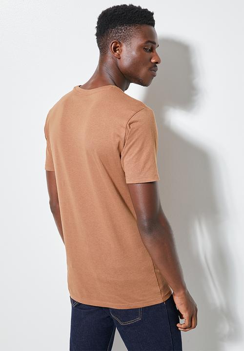 Superbalist - Nate crew neck tee - mocca