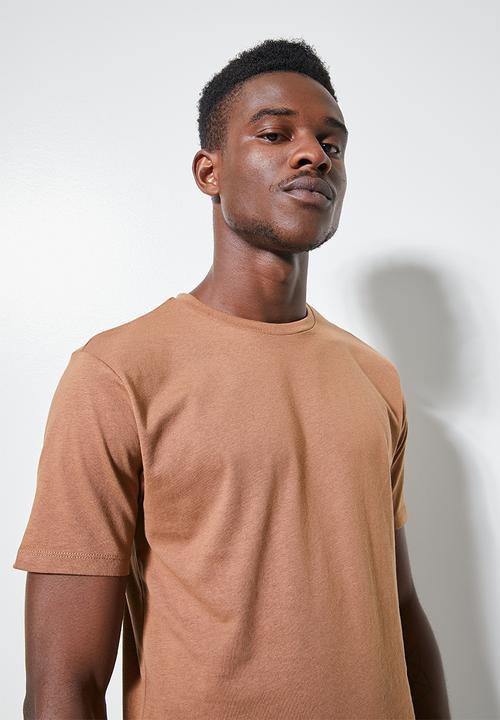 Superbalist - Nate crew neck tee - mocca