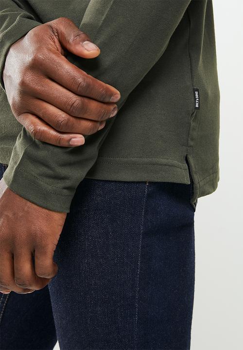 Only & Sons - Onsvolker life reg 1/4 zip long sleeve polo - peat