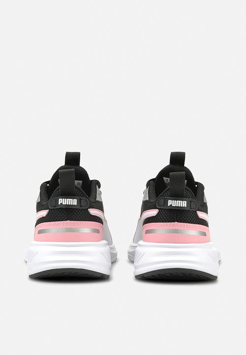 PUMA - Scorch runner mesh jr - puma white-puma black-peony